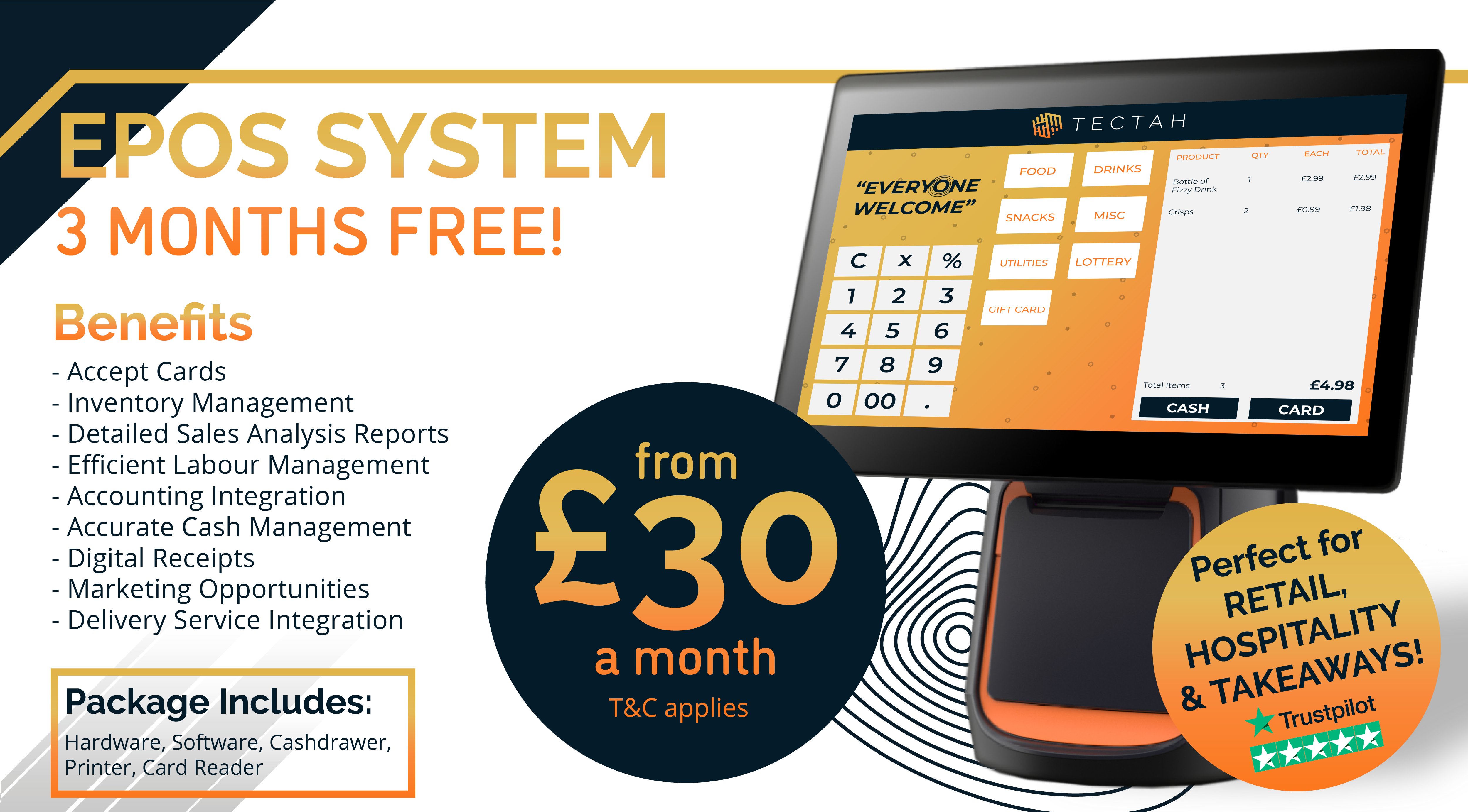 Our payment solutions provide 3 months free epos system , payment solution , card payment solutions , clear payment solutions , card payments epos cheadle , pay by touch payment solutions